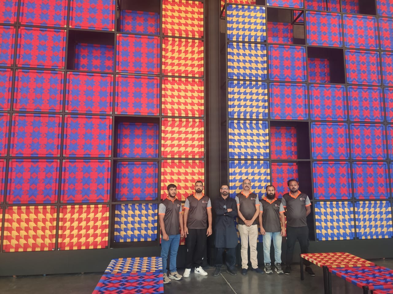 Imran Qureshi, now showing at Alserkal Avenue, Dubai